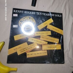 Kenny Rogers – Ten Years of Gold Vinyl Record (Good Condition)